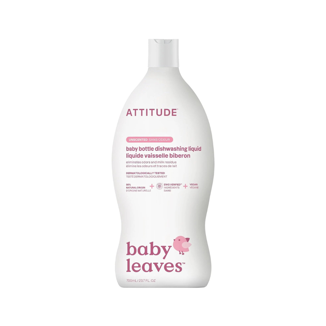 Attitude Kids Dish & Bottle Washing Liquid - Natural Fragrance Free 700ml