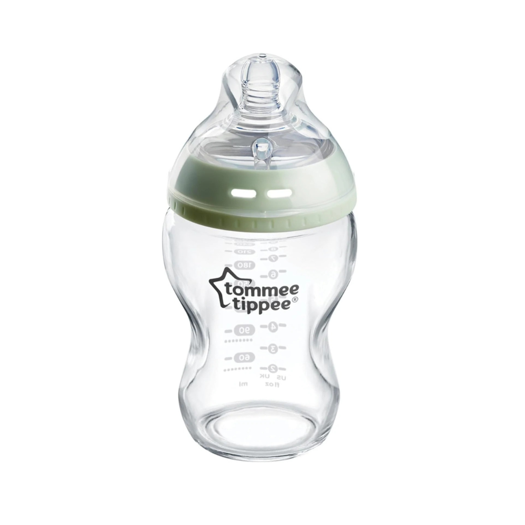 Tommee Tippee Closer to Nature Glass Feeding Bottle, 250ml