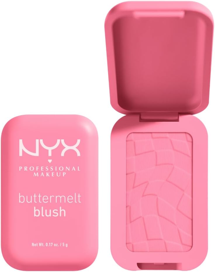 NYX Professional Makeup Buttermelt Blush, Powder Blush, up to 12 H Wear, Fade & Transfer Resistant, Butta Together