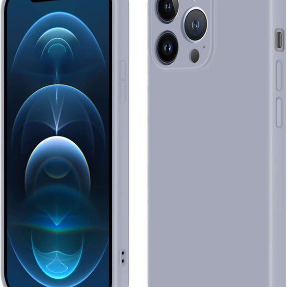 INFOSUN iPhone 15 Pro Case Silicone Protective Cover, Ultra Slim Soft Silicone Gel TPU Cover, Anti-Scratch Anti-Fingerprint Case Compatible with Apple iPhone 15 Pro(6.1Inch) (2023) (Black)