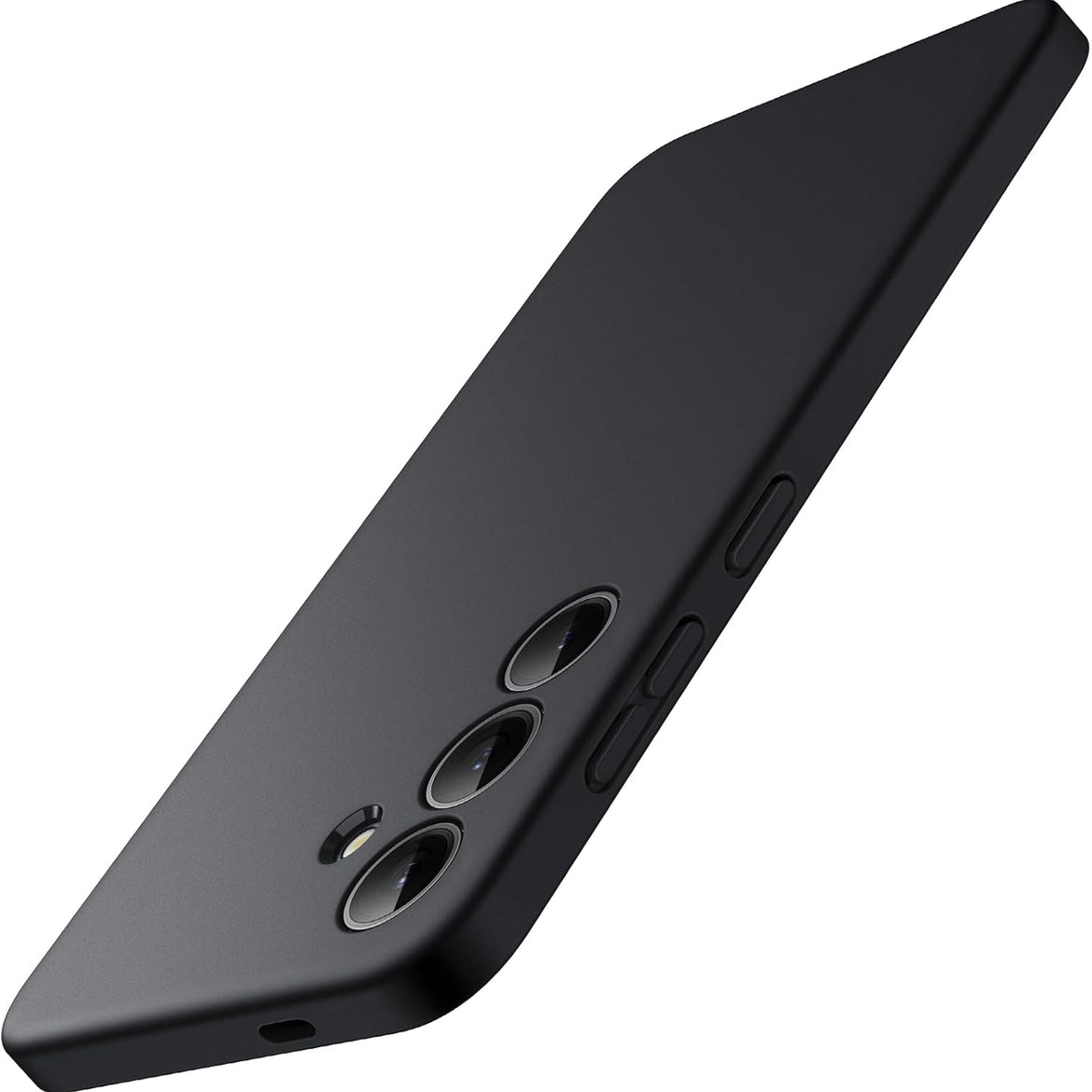 JETech Slim Fit Case for Samsung Galaxy S24 5G, Camera Lens Full Protection, Soft TPU Thin Protective Phone Cover with Matte Finish, Shockproof (Black)