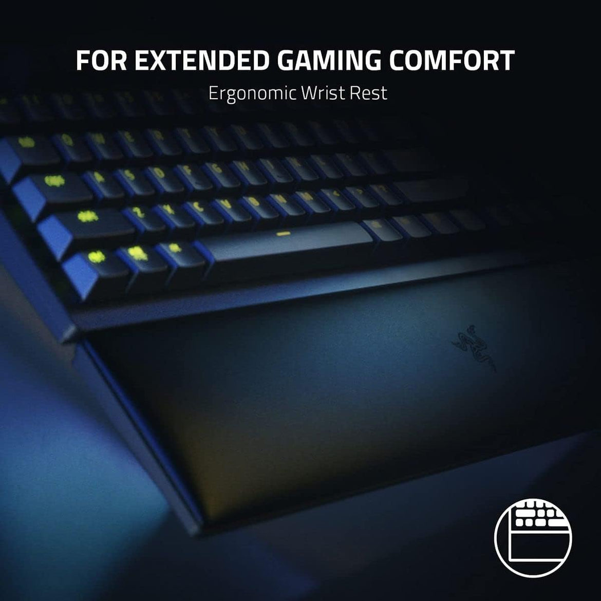 Razer Huntsman Mini 60% Compact Gaming Keyboard: Purple Switch, Clicky Optical-Mechanical Switches, Doubleshot PBT Keycaps, Detachable USB-C Cable, US Layout - Black