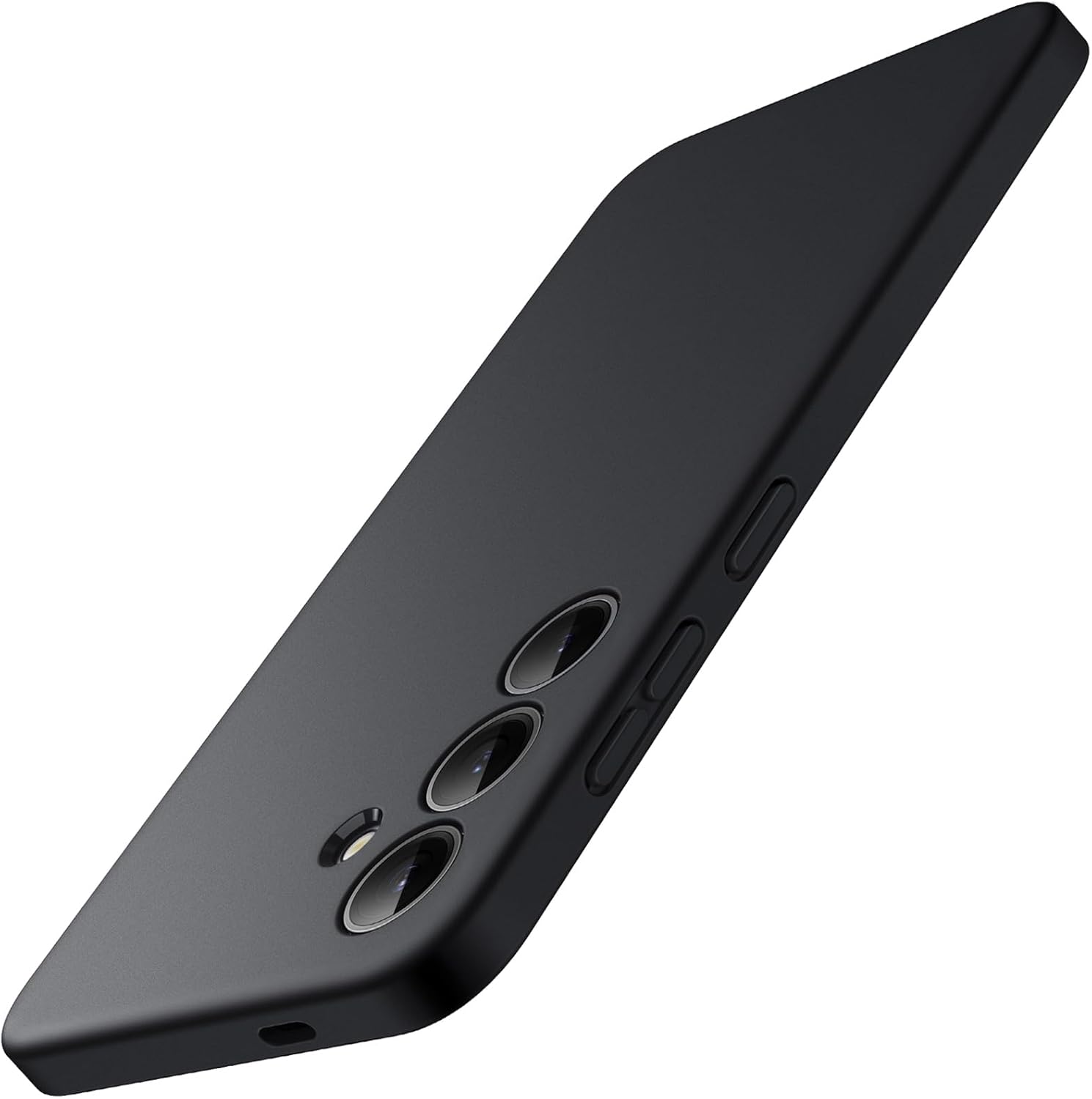 JETech Slim Fit Case for Samsung Galaxy S24 5G, Camera Lens Full Protection, Soft TPU Thin Protective Phone Cover with Matte Finish, Shockproof (Black)