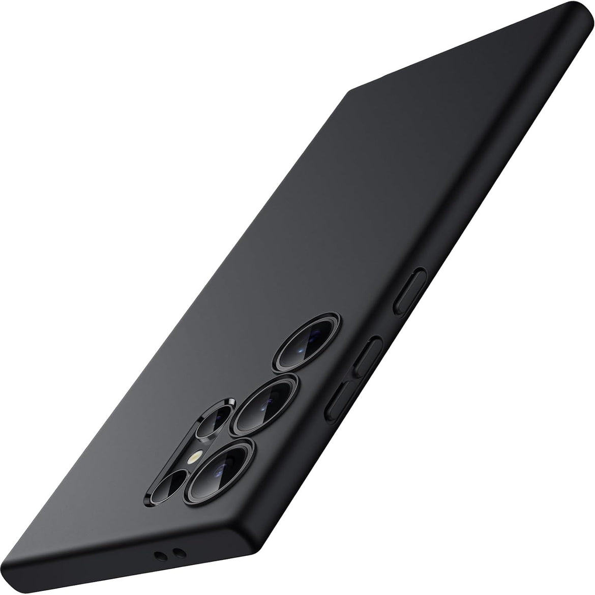 JETech Slim Fit Case for Samsung Galaxy S24 5G, Camera Lens Full Protection, Soft TPU Thin Protective Phone Cover with Matte Finish, Shockproof (Black)