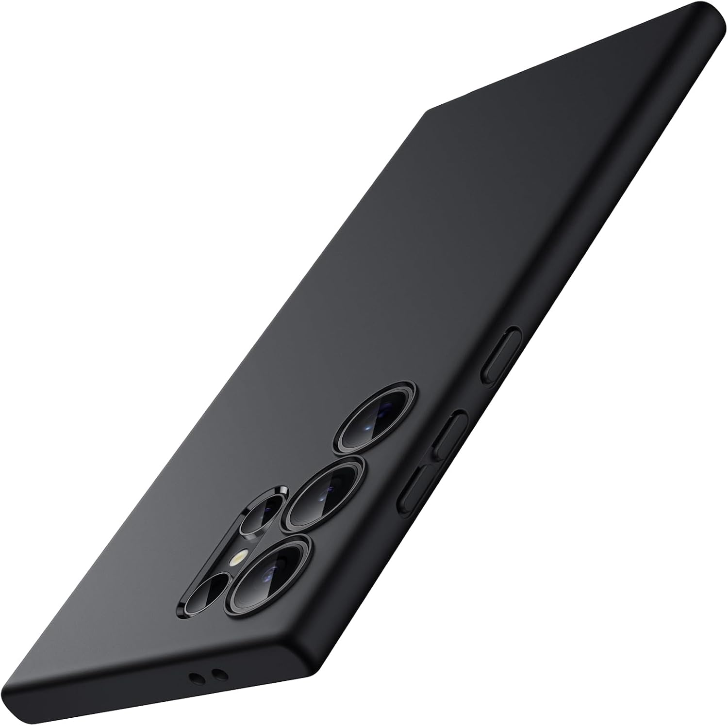 JETech Slim Fit Case for Samsung Galaxy S24 5G, Camera Lens Full Protection, Soft TPU Thin Protective Phone Cover with Matte Finish, Shockproof (Black)