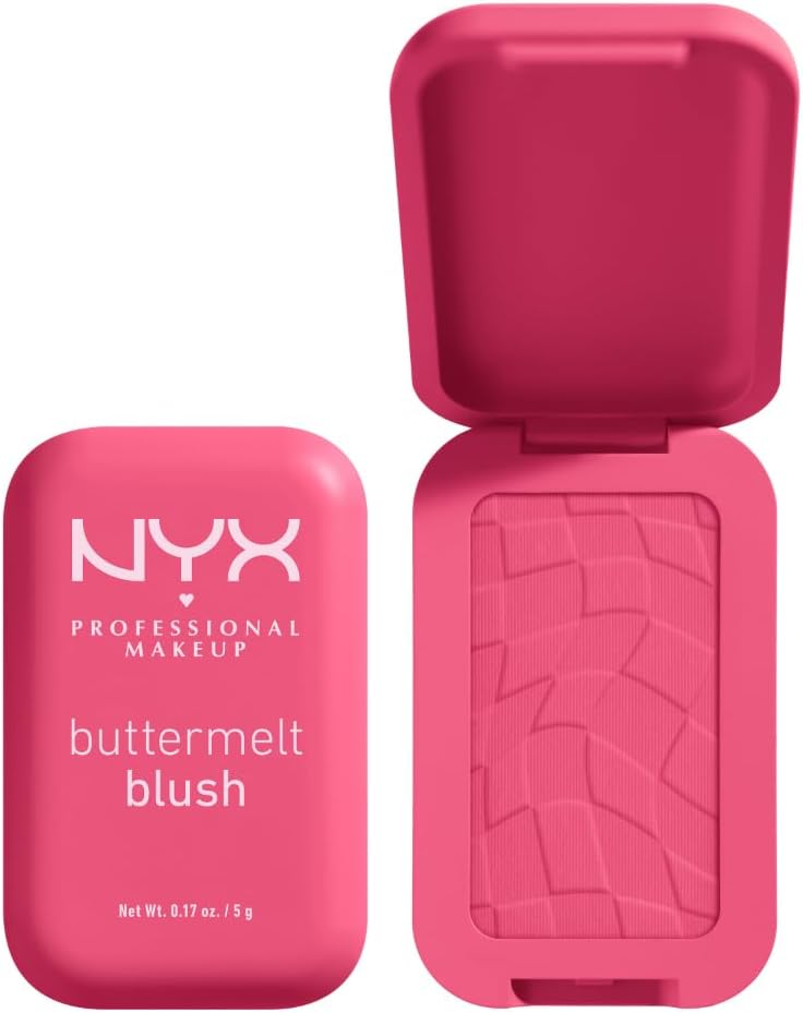 NYX Professional Makeup Buttermelt Blush, Powder Blush, up to 12 H Wear, Fade & Transfer Resistant, Butta Together