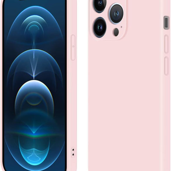 INFOSUN iPhone 15 Pro Case Silicone Protective Cover, Ultra Slim Soft Silicone Gel TPU Cover, Anti-Scratch Anti-Fingerprint Case Compatible with Apple iPhone 15 Pro(6.1Inch) (2023) (Black)