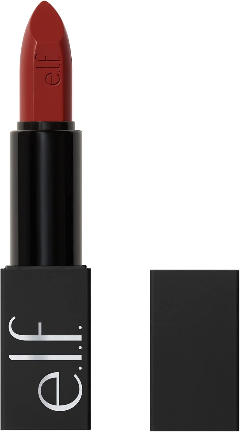 e.l.f. O Face Satin Lipstick, Richly Pigmented No Regrets