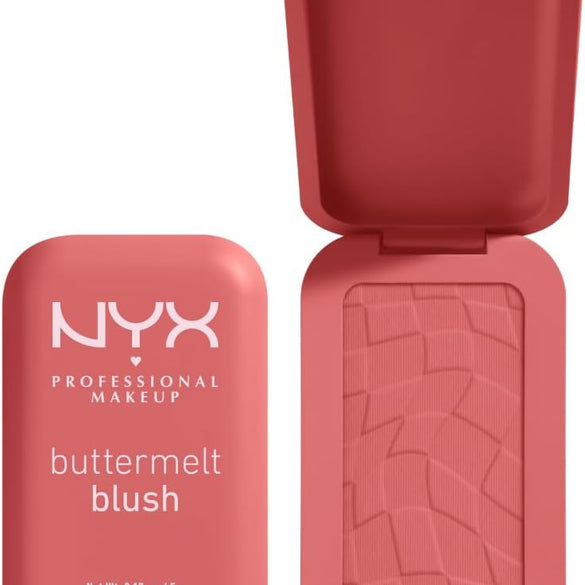 NYX Professional Makeup Buttermelt Blush, Powder Blush, up to 12 H Wear, Fade & Transfer Resistant, Butta Together
