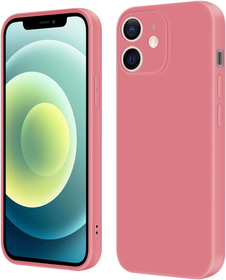 INFOSUN iPhone 15 Pro Case Silicone Protective Cover, Ultra Slim Soft Silicone Gel TPU Cover, Anti-Scratch Anti-Fingerprint Case Compatible with Apple iPhone 15 Pro(6.1Inch) (2023) (Black)
