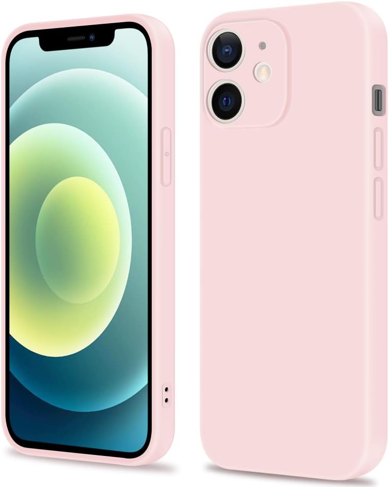 INFOSUN iPhone 15 Pro Case Silicone Protective Cover, Ultra Slim Soft Silicone Gel TPU Cover, Anti-Scratch Anti-Fingerprint Case Compatible with Apple iPhone 15 Pro(6.1Inch) (2023) (Black)
