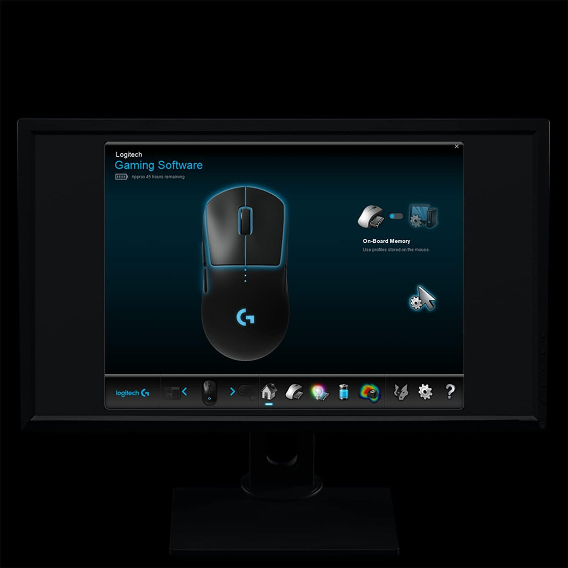 Logitech G203 Wired Gaming Mouse, 8,000 Dpi, Rainbow Optical Effect Lightsync Rgb, 6 Programmable Buttons, On-Board Memory, Screen Mapping, Pc/Mac Computer And Laptop Compatible - Black