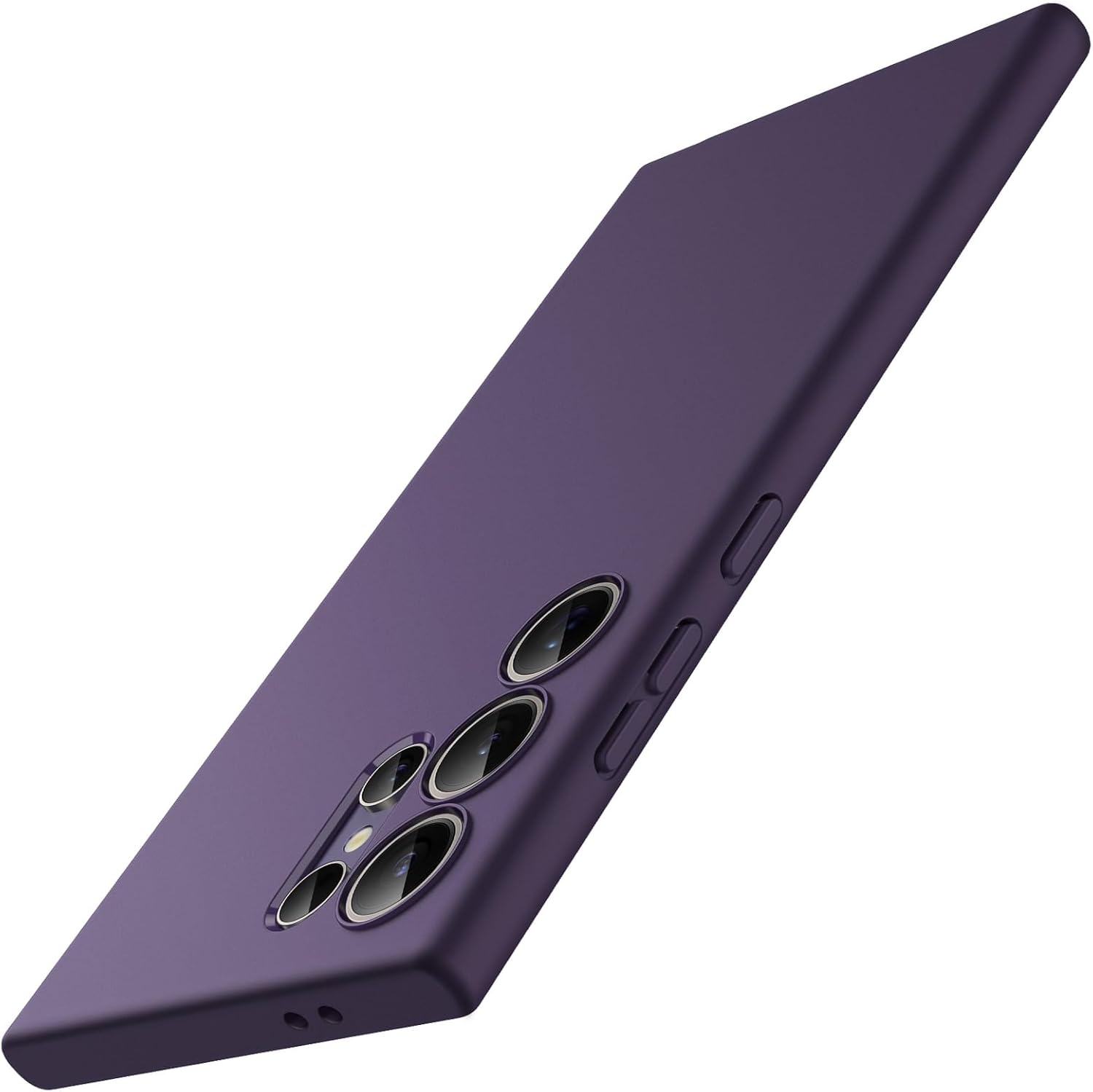JETech Slim Fit Case for Samsung Galaxy S24 5G, Camera Lens Full Protection, Soft TPU Thin Protective Phone Cover with Matte Finish, Shockproof (Black)