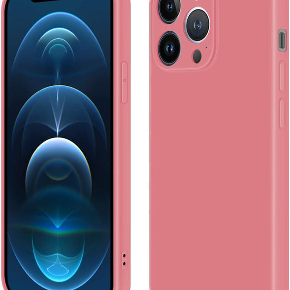 INFOSUN iPhone 15 Pro Case Silicone Protective Cover, Ultra Slim Soft Silicone Gel TPU Cover, Anti-Scratch Anti-Fingerprint Case Compatible with Apple iPhone 15 Pro(6.1Inch) (2023) (Black)