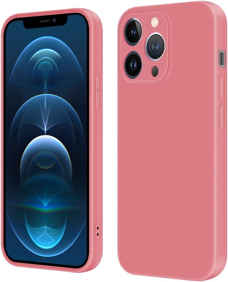 INFOSUN iPhone 15 Pro Case Silicone Protective Cover, Ultra Slim Soft Silicone Gel TPU Cover, Anti-Scratch Anti-Fingerprint Case Compatible with Apple iPhone 15 Pro(6.1Inch) (2023) (Black)