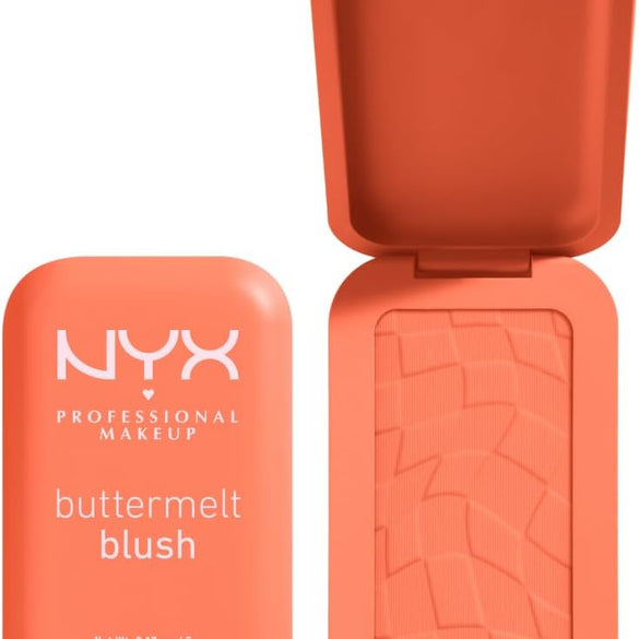 NYX Professional Makeup Buttermelt Blush, Powder Blush, up to 12 H Wear, Fade & Transfer Resistant, Butta Together