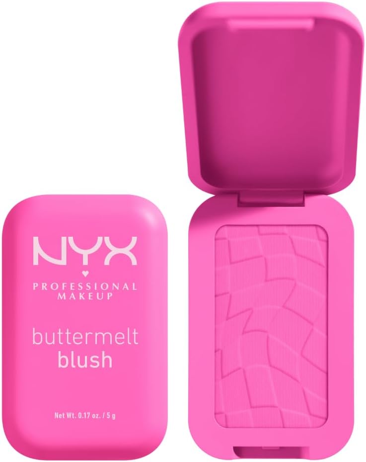 NYX Professional Makeup Buttermelt Blush, Powder Blush, up to 12 H Wear, Fade & Transfer Resistant, Butta Together
