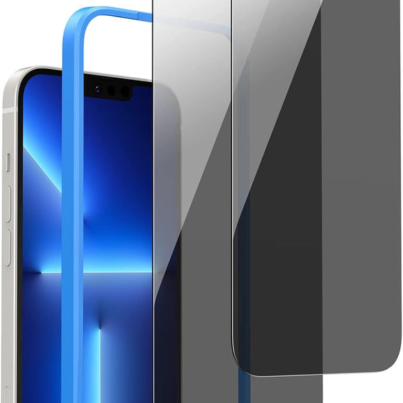 UGREEN 2 Pack for iPhone 17 Pro Max Screen Protector Privacy 6.9'' 100% Privacy Protection 1:1 Full Coverage Military Grade 9H Tempered Glass Anti-Spy Screen Protector Easy to Install
