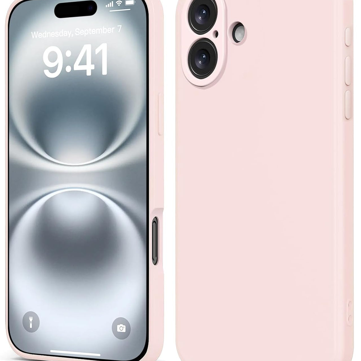 INFOSUN iPhone 15 Pro Case Silicone Protective Cover, Ultra Slim Soft Silicone Gel TPU Cover, Anti-Scratch Anti-Fingerprint Case Compatible with Apple iPhone 15 Pro(6.1Inch) (2023) (Black)