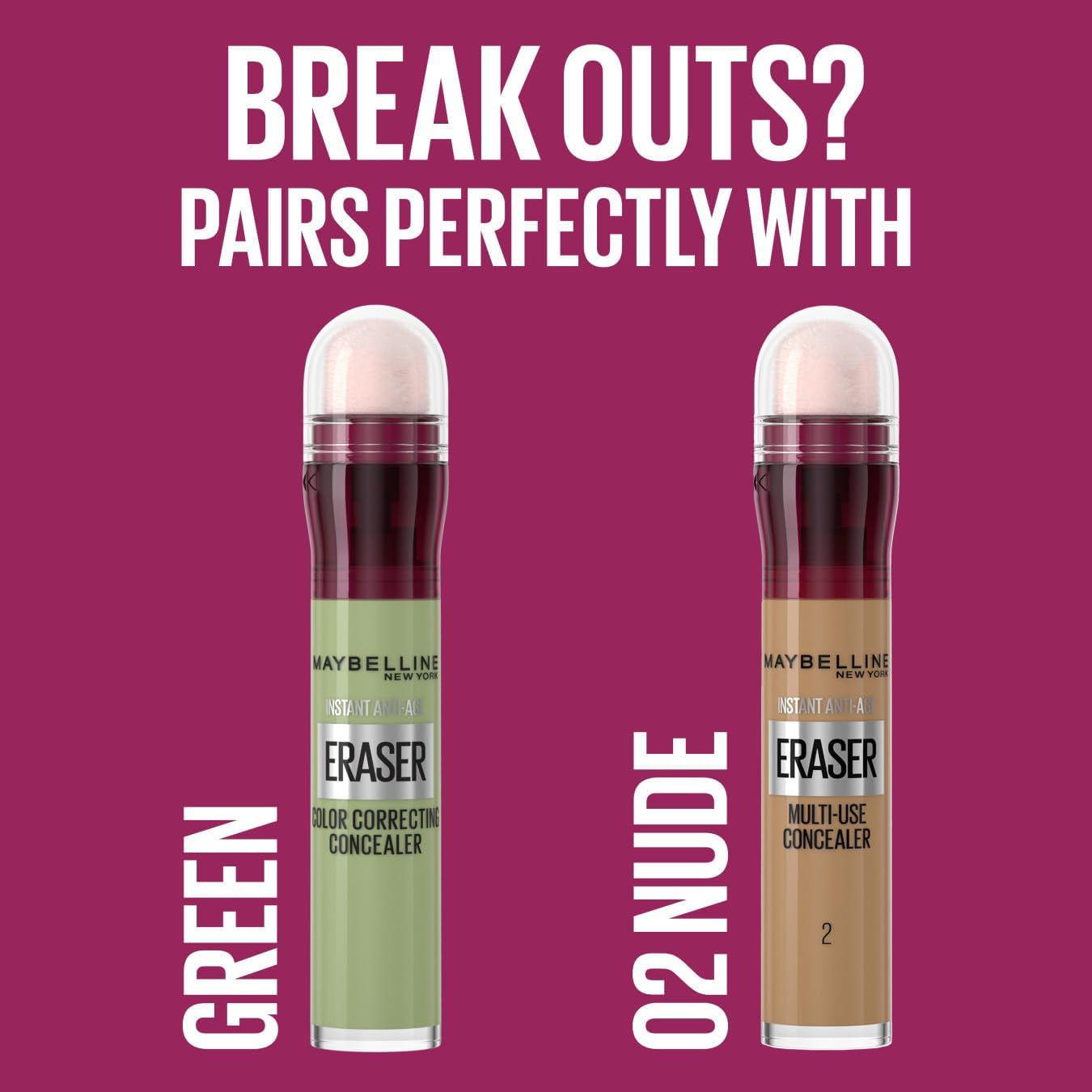 MAYBELLINE New York, Instant Age Rewind Eraser Concealer 01 - Light