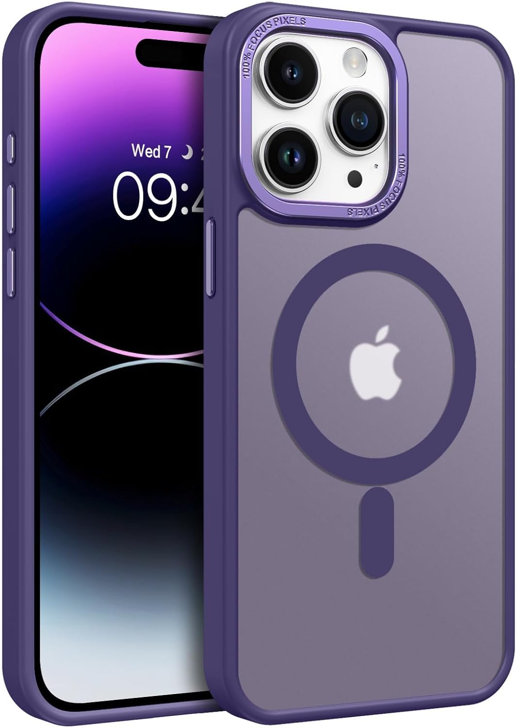Eligo Magnetic Case for iPhone 11, Compatible with MagSafe Shockproof Protection Cover, Translucent Matte Phone Case with Strong Magnet, Slim Case for Apple 11 6.1 Inch (2019)(Black)