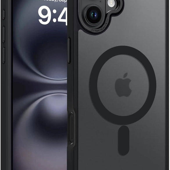 Eligo Magnetic Case for iPhone 11, Compatible with MagSafe Shockproof Protection Cover, Translucent Matte Phone Case with Strong Magnet, Slim Case for Apple 11 6.1 Inch (2019)(Black)