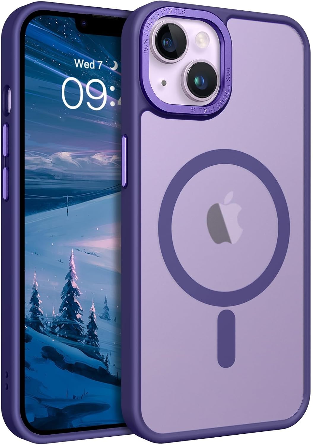 Eligo Magnetic Case for iPhone 11, Compatible with MagSafe Shockproof Protection Cover, Translucent Matte Phone Case with Strong Magnet, Slim Case for Apple 11 6.1 Inch (2019)(Black)