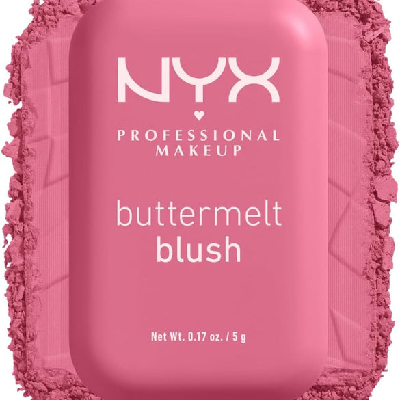 NYX Professional Makeup Buttermelt Blush, Powder Blush, up to 12 H Wear, Fade & Transfer Resistant, Butta Together
