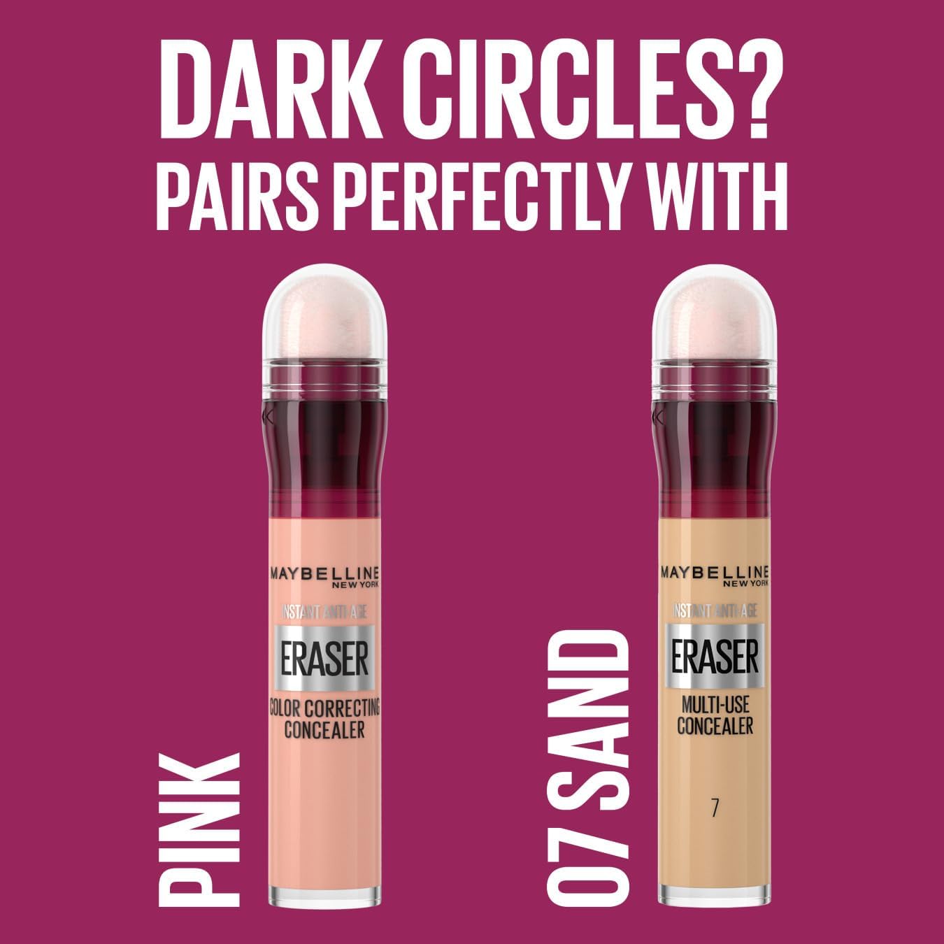 MAYBELLINE New York, Instant Age Rewind Eraser Concealer 01 - Light