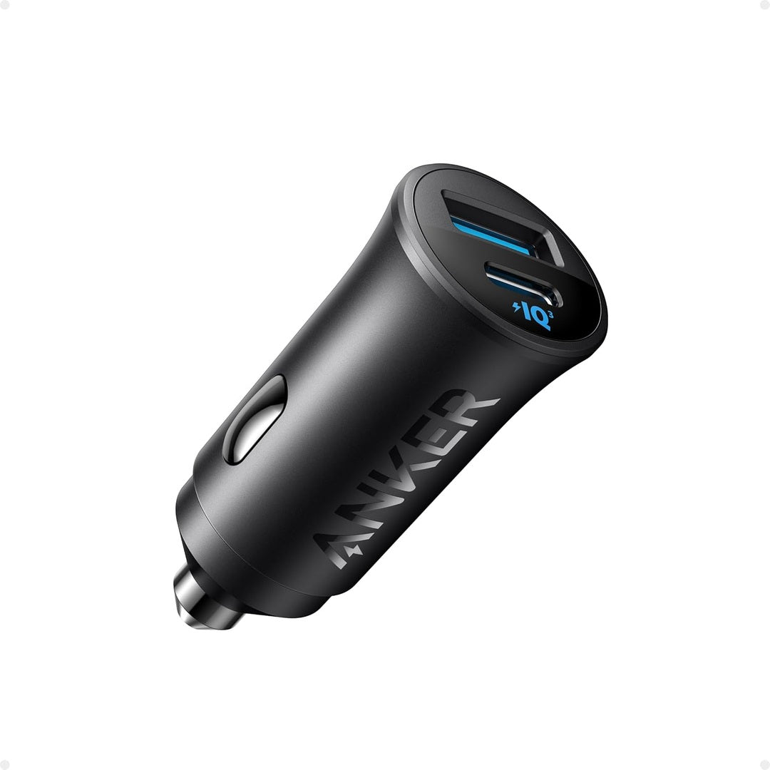 Anker USB-C Car Charger, 30W 2-Port Type-C Car Adapter, iPhone Car Charger with PowerIQ 3.0, for iPhone 16/15/14/13/12 Series, Samsung Galaxy S23/S22/S21 Series, iPad Pro, AirPods, Huawei and More