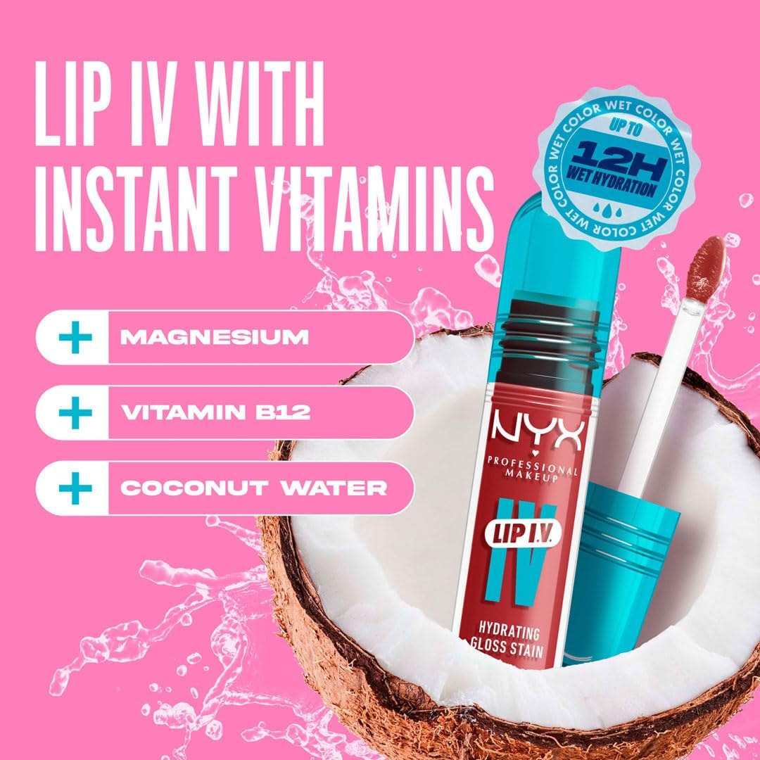 Click to see full view NYX Professional Makeup Lip IV Hydrating Gloss Stain, Lip Gloss