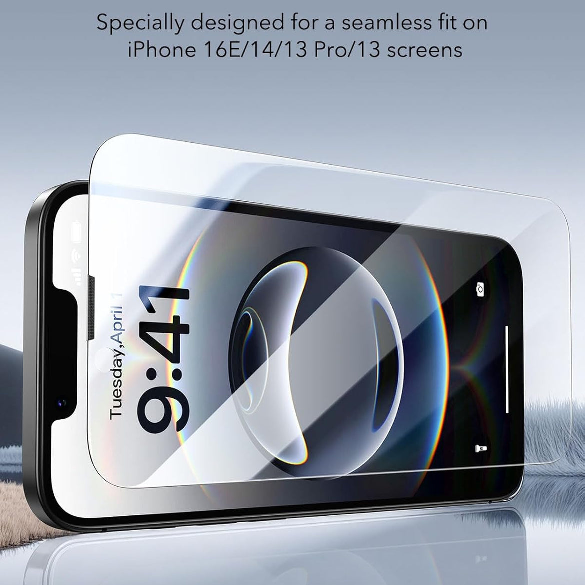 ESR 3 Pack for iPhone 17 Pro Max Screen Protectors Tempered Glass, High Clarity, 9H Hardness Scratch Resistant, Full Coverage, Military-Grade, Shatterproof, Screen Guard with Ultra Fit Tray