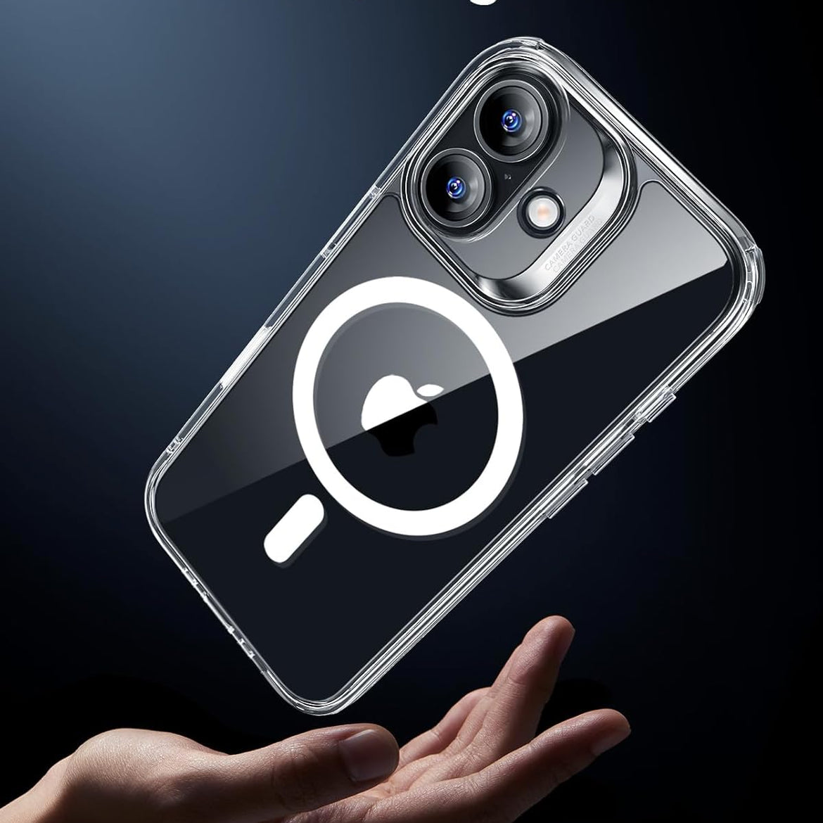 ESR for iPhone 17 Pro Case, Camera Control Cover, Compatible with MagSafe Accessories, Military-Grade Drop Protection, Shock-Absorbing Air Guard Corners, Hybrid Series, Clear
