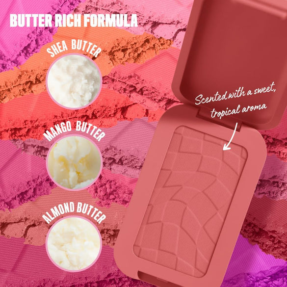 NYX Professional Makeup Buttermelt Blush, Powder Blush, up to 12 H Wear, Fade & Transfer Resistant, Butta Together