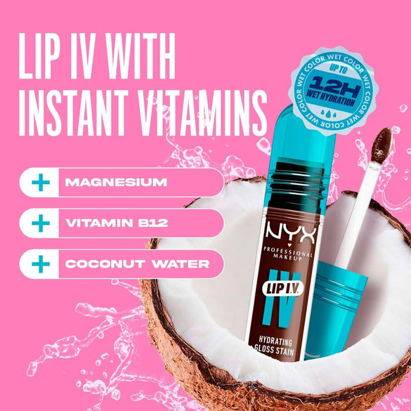 Click to see full view NYX Professional Makeup Lip IV Hydrating Gloss Stain, Lip Gloss