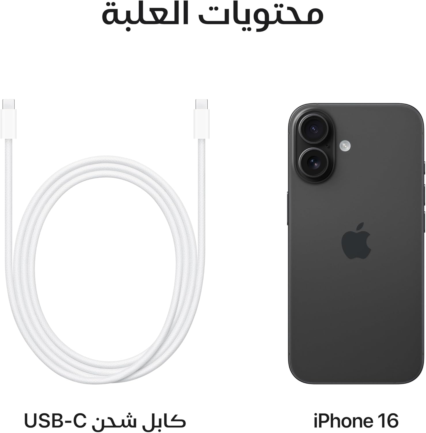 Apple iPhone 16 (128 GB) - Black