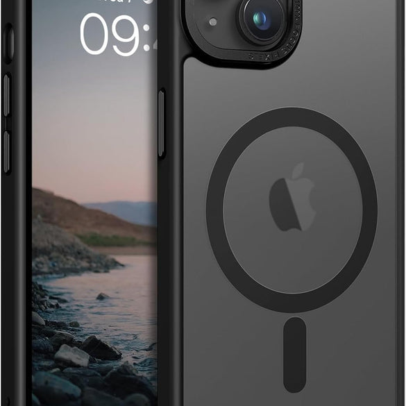 Eligo Magnetic Case for iPhone 11, Compatible with MagSafe Shockproof Protection Cover, Translucent Matte Phone Case with Strong Magnet, Slim Case for Apple 11 6.1 Inch (2019)(Black)