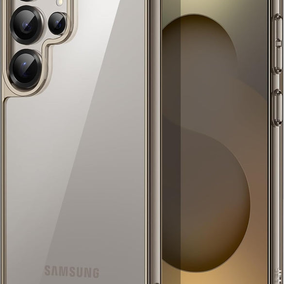JETech Case for Samsung Galaxy S25 Ultra 5G, Non-Yellowing Shockproof Bumper Protective Phone Cover, Anti-Scratch Hard PC Back (Clear)