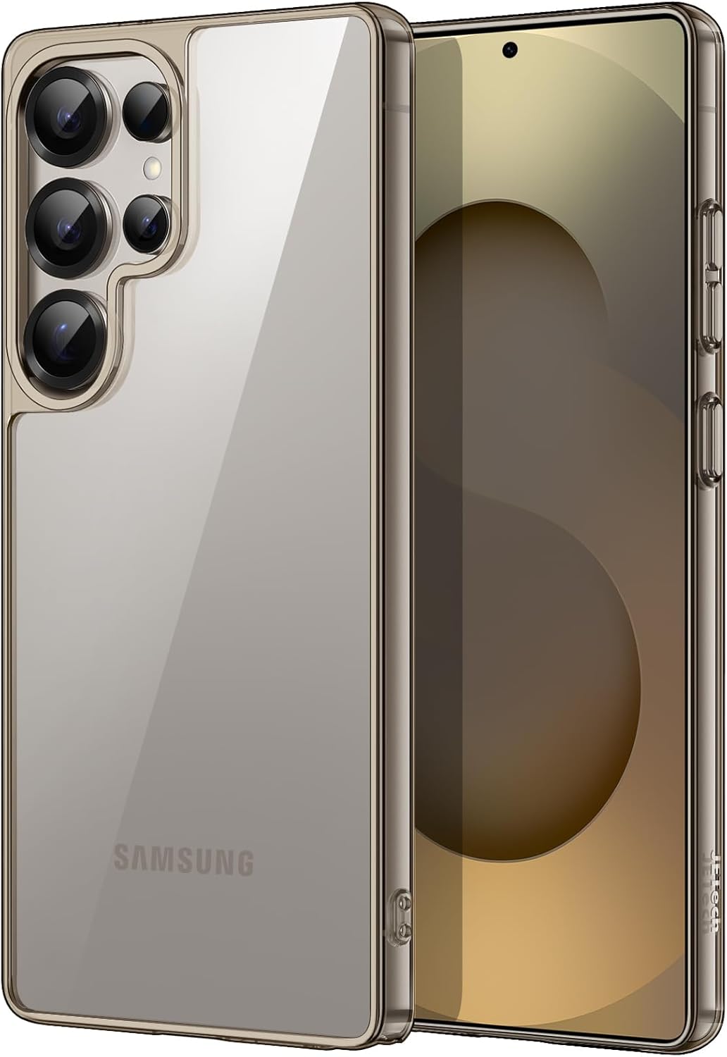 JETech Case for Samsung Galaxy S25 Ultra 5G, Non-Yellowing Shockproof Bumper Protective Phone Cover, Anti-Scratch Hard PC Back (Clear)