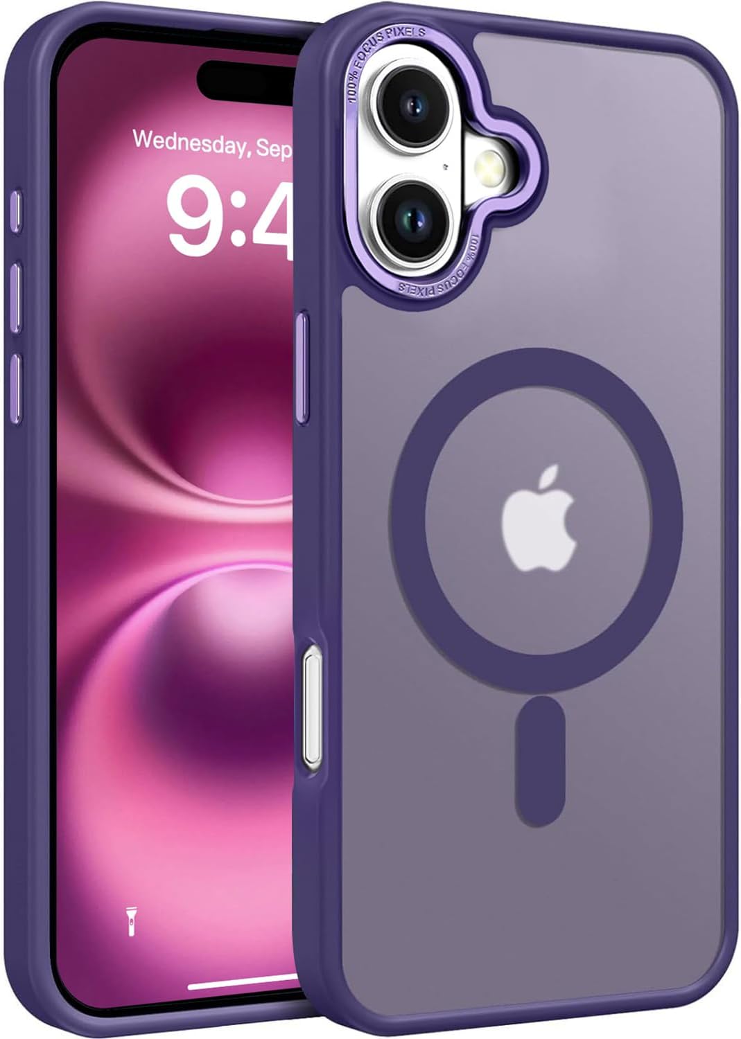 Eligo Magnetic Case for iPhone 11, Compatible with MagSafe Shockproof Protection Cover, Translucent Matte Phone Case with Strong Magnet, Slim Case for Apple 11 6.1 Inch (2019)(Black)