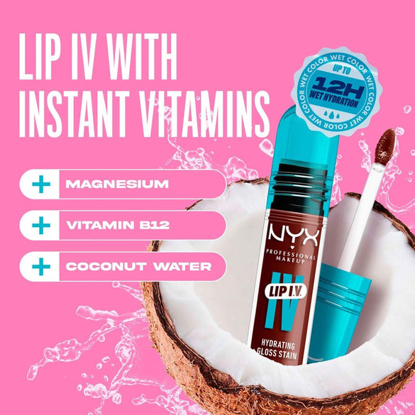 Click to see full view NYX Professional Makeup Lip IV Hydrating Gloss Stain, Lip Gloss