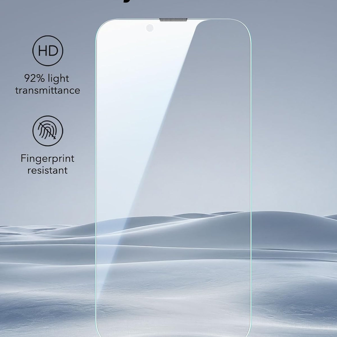 ESR 3 Pack for iPhone 17 Pro Max Screen Protectors Tempered Glass, High Clarity, 9H Hardness Scratch Resistant, Full Coverage, Military-Grade, Shatterproof, Screen Guard with Ultra Fit Tray
