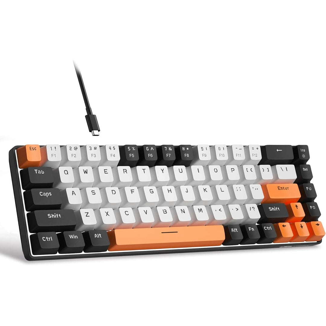 MageGee Portable 60% Mechanical Gaming Keyboard (Grey/Blue Switch)