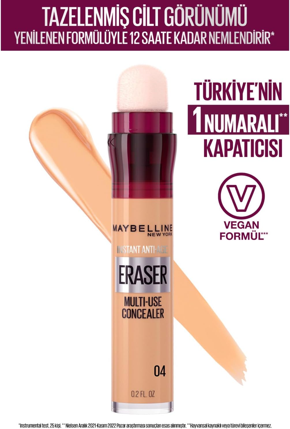 MAYBELLINE New York, Instant Age Rewind Eraser Concealer 01 - Light