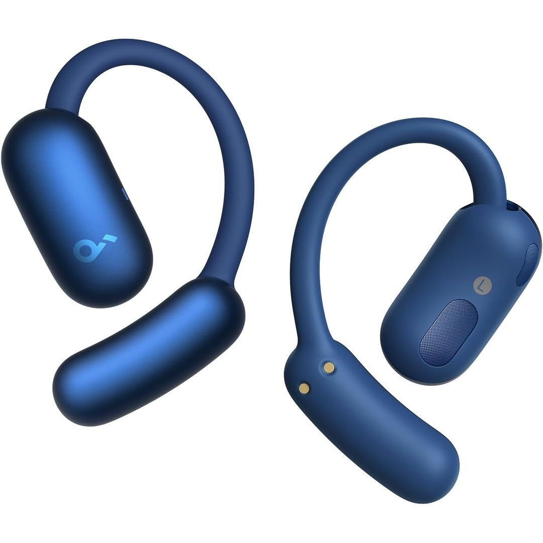 Soundcore AeroFit 2 by Anker, Open-Ear Headphones, Adjustable Ear Hooks, Snug Fit, Rich Bass, Hi-Res Wireless Audio, 42H Play, Bluetooth 5.4, Wireless Charging, IP55, AI Clear Calls (White)