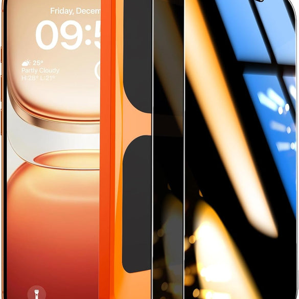 TOCOL 2 Pack for iPhone 15 Pro Screen Protector 6.1 Inch, Easy Installation Full Coverage No Bubbles No Dust Military Grade Shatterproof, 9H Hardness Tempered Glass Screen Protector, Case Friendly