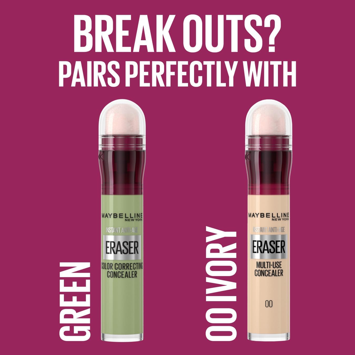 MAYBELLINE New York, Instant Age Rewind Eraser Concealer 01 - Light