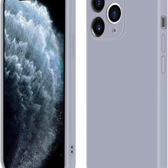INFOSUN iPhone 15 Pro Case Silicone Protective Cover, Ultra Slim Soft Silicone Gel TPU Cover, Anti-Scratch Anti-Fingerprint Case Compatible with Apple iPhone 15 Pro(6.1Inch) (2023) (Black)