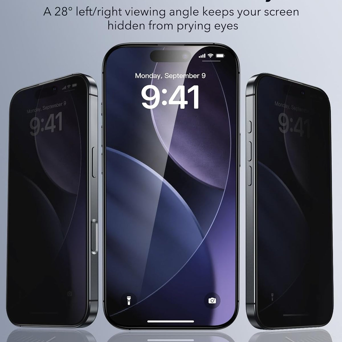 ESR 3 Pack for iPhone 17 Pro Max Screen Protectors Tempered Glass, High Clarity, 9H Hardness Scratch Resistant, Full Coverage, Military-Grade, Shatterproof, Screen Guard with Ultra Fit Tray
