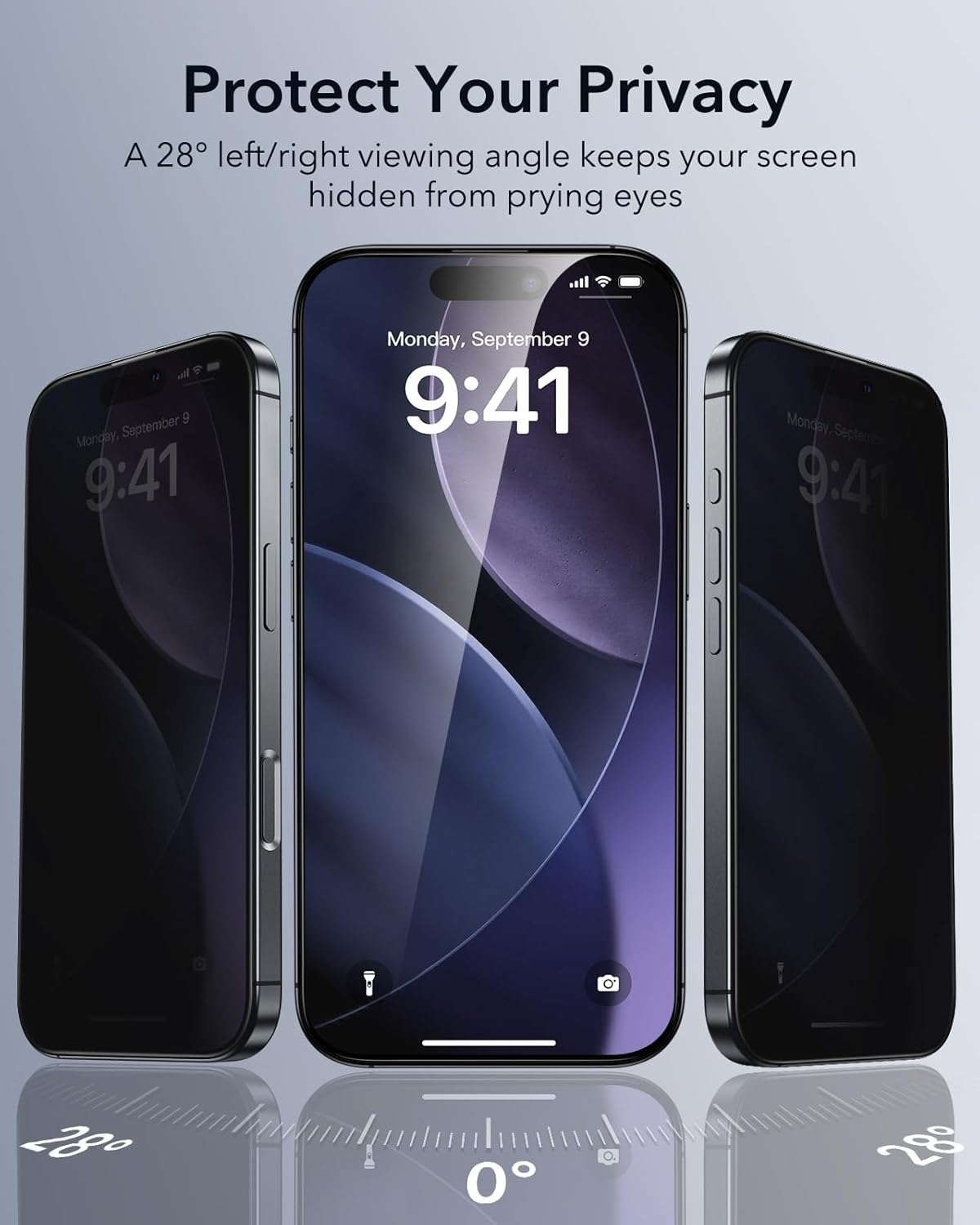 ESR 3 Pack for iPhone 17 Pro Max Screen Protectors Tempered Glass, High Clarity, 9H Hardness Scratch Resistant, Full Coverage, Military-Grade, Shatterproof, Screen Guard with Ultra Fit Tray